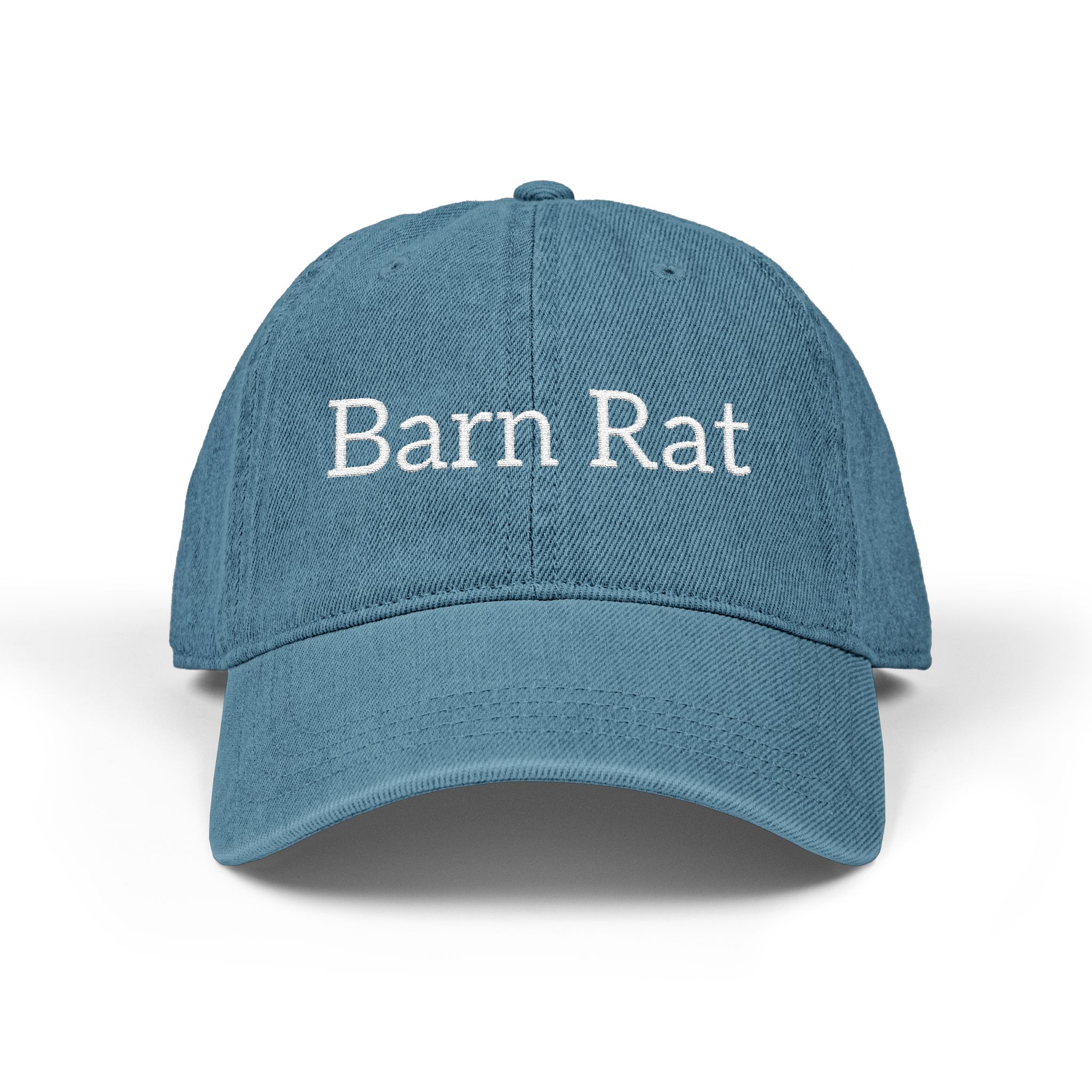 Barn Rat Denim Hat | Embroidered Baseball Cap