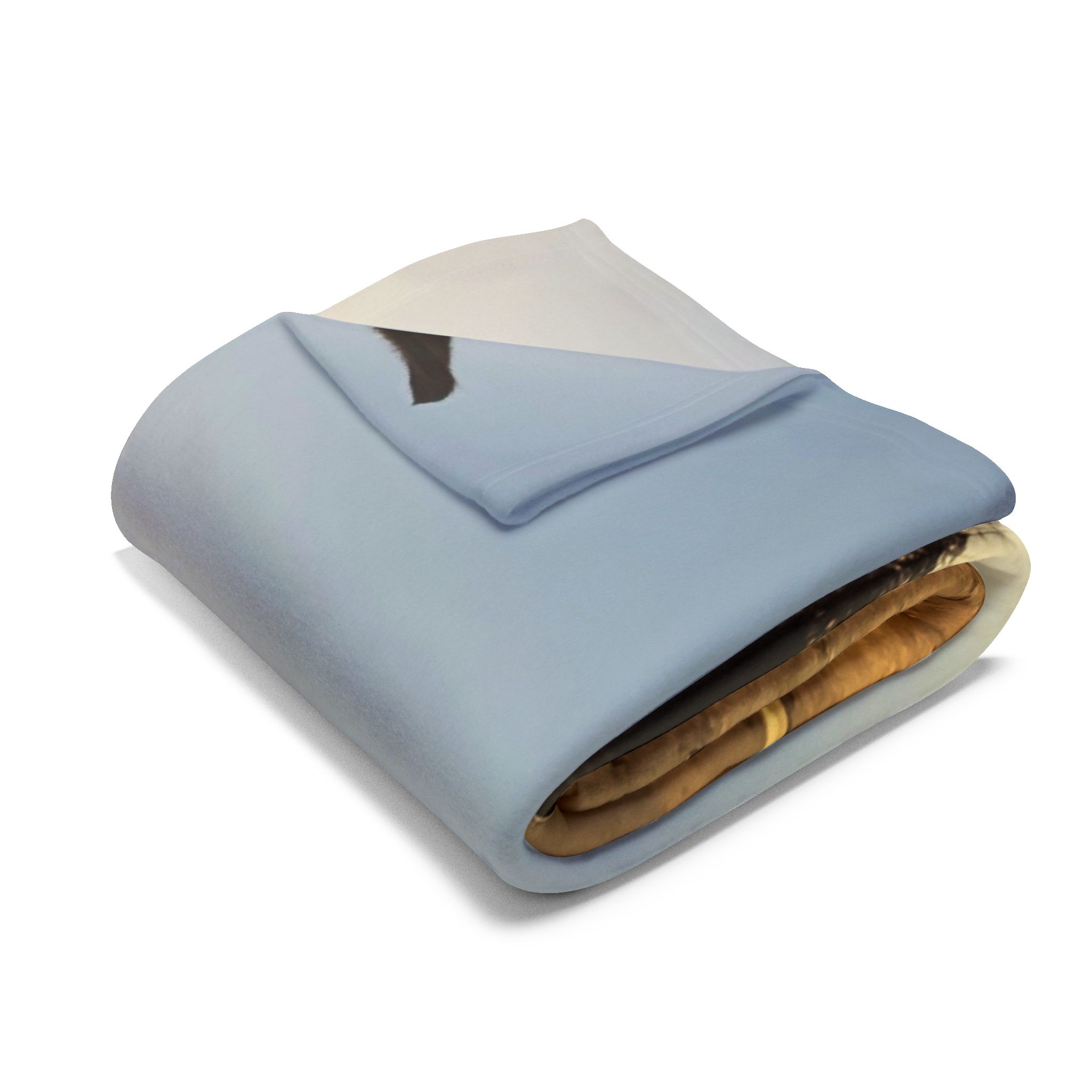 Horse Silhouette Quote Fleece Blanket | Equestrian Riding Inspiration - Image 3